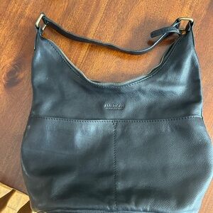 Black Leather Hobo Bag by American Leather Co.